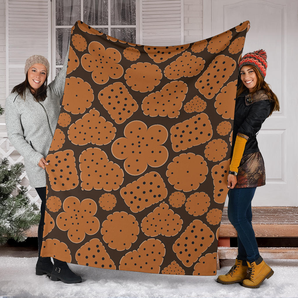 Cracker Pattern Print Design 01 Premium Blanket