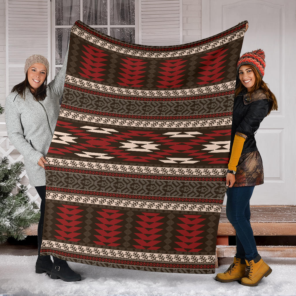 Native Pattern Print Design A03 Premium Blanket
