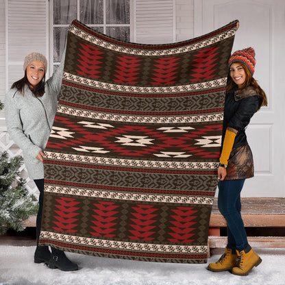Native Pattern Print Design A03 Premium Blanket