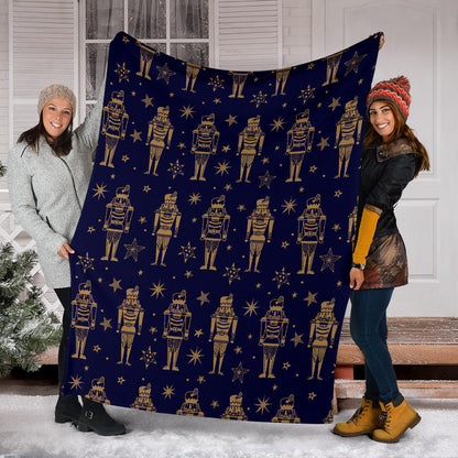 Nutcracker Pattern Print Design A05 Premium Blanket