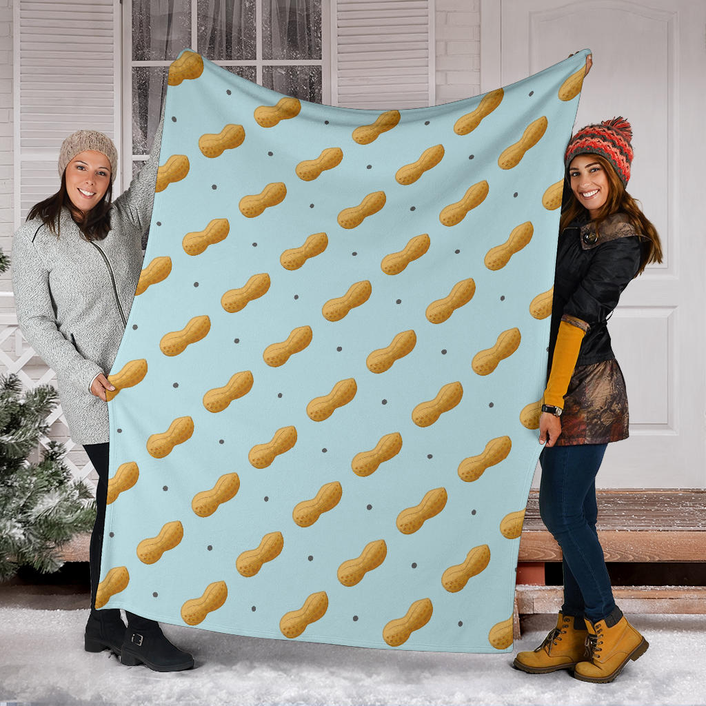 Peanut Pattern Print Design A03 Premium Blanket