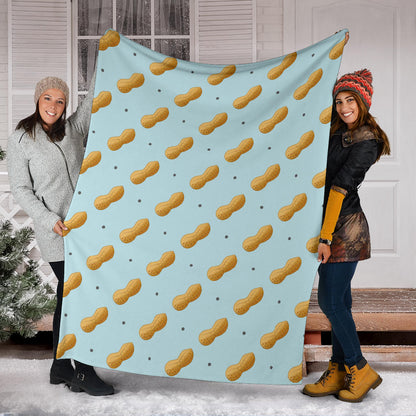 Peanut Pattern Print Design A03 Premium Blanket