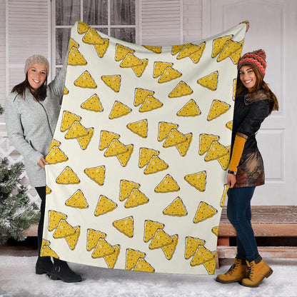 Nachos Pattern Print Design A01 Premium Blanket