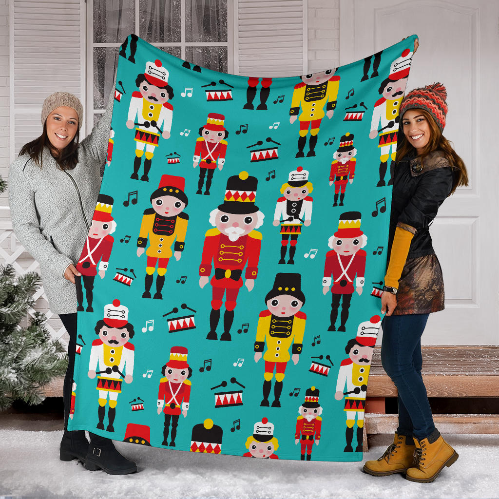 Nutcracker Pattern Print Design A03 Premium Blanket