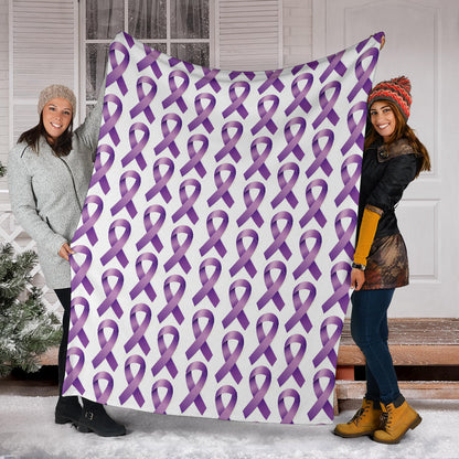 Pancreatic cancer Pattern Print Design A01 Premium Blanket
