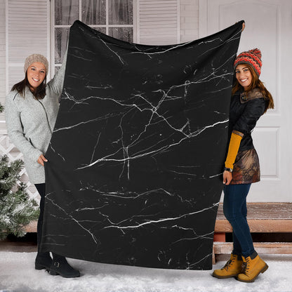 Marble Pattern Print Design 04 Premium Blanket