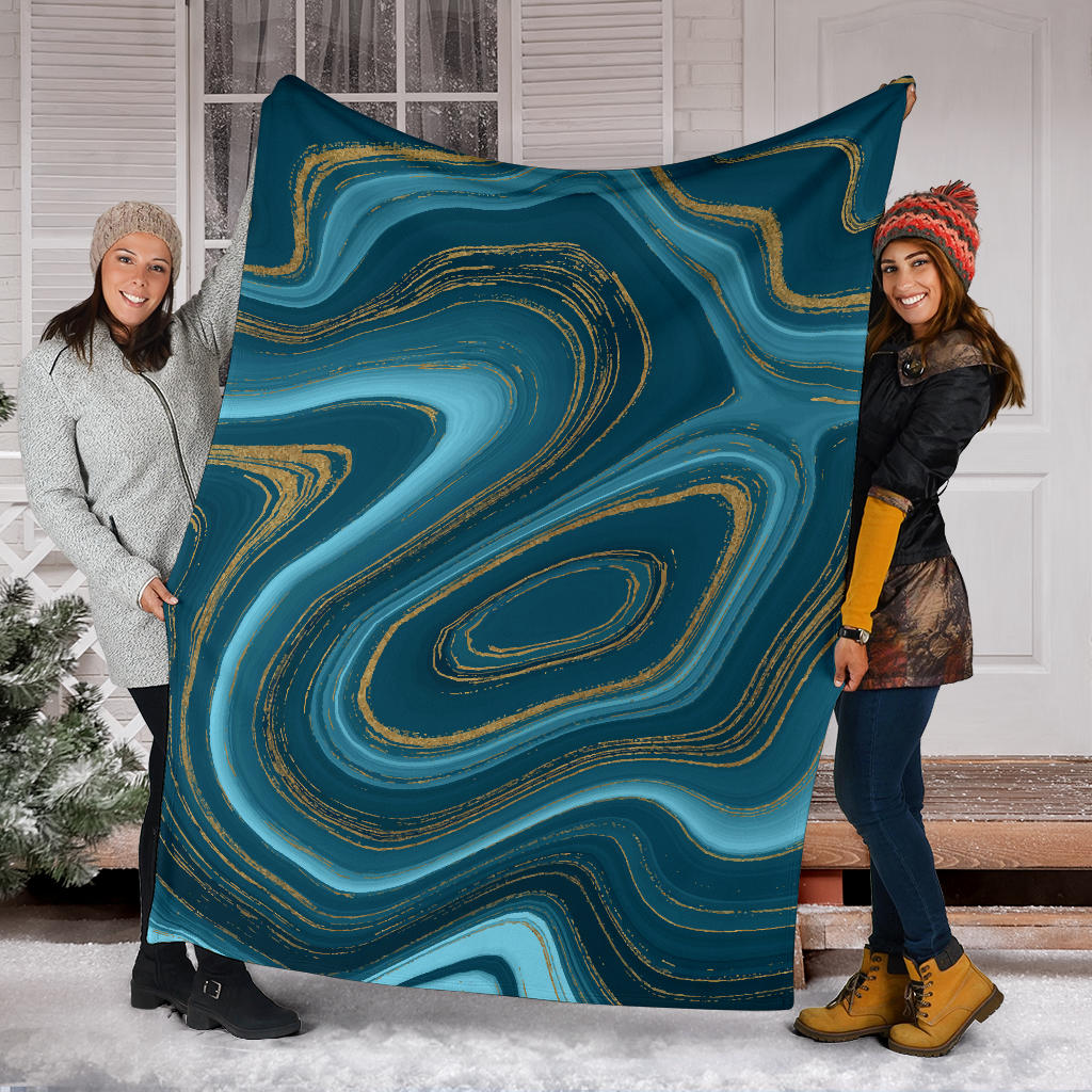 Liquid Pattern Print Design 04 Premium Blanket