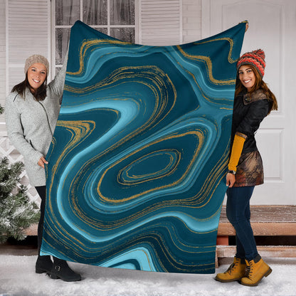 Liquid Pattern Print Design 04 Premium Blanket