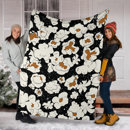 Popcorn Pattern Print Design A02 Premium Blanket