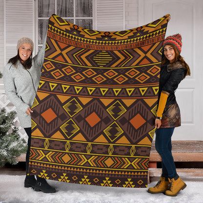 Navajo Pattern Print Design A06 Premium Blanket