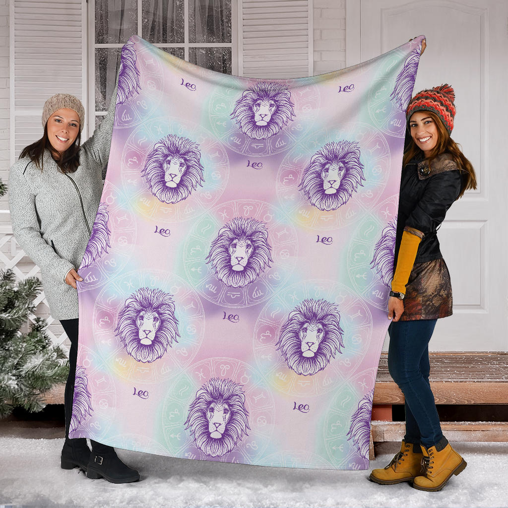 Leo Pattern Print Design 03 Premium Blanket