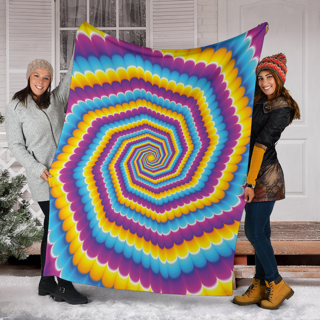 Optical illusion Pattern Print Design A04 Premium Blanket