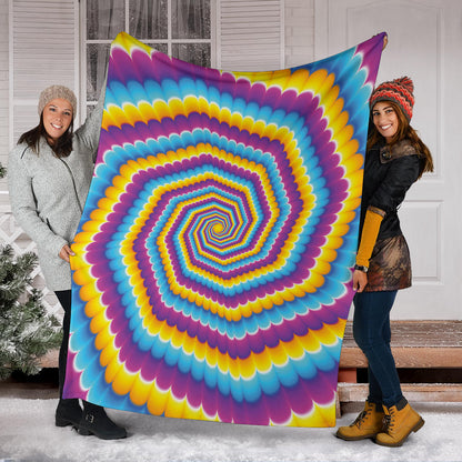Optical illusion Pattern Print Design A04 Premium Blanket