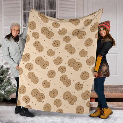 Biscuit Pattern Print Design 02 Premium Blanket