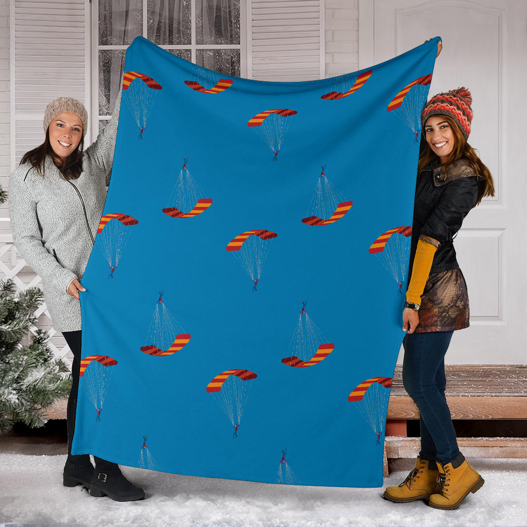 Paratrooper Pattern Print Design A01 Premium Blanket