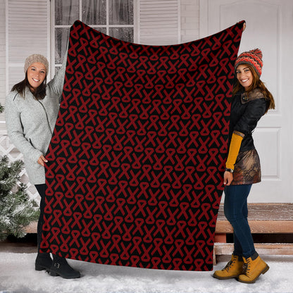 Multiple myeloma Pattern Print Design A01 Premium Blanket