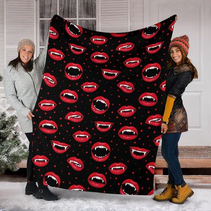 Halloween Pattern Print Design 01 Premium Blanket