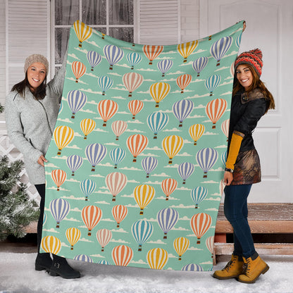Ballon Pattern Print Design 01 Premium Blanket