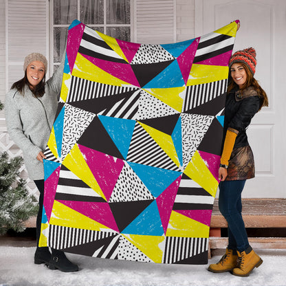 80s Pattern Print Design 2 Premium Blanket