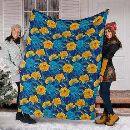 Boa Pattern Print Design 01 Premium Blanket