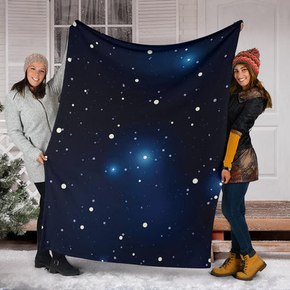 Night sky Pattern Print Design A02 Premium Blanket