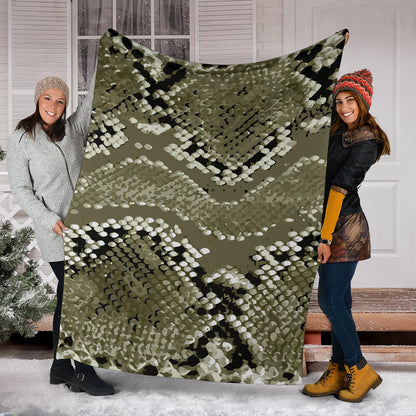 Python Pattern Print Design A04 Premium Blanket