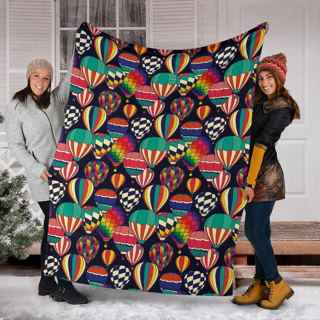 Ballon Pattern Print Design 02 Premium Blanket