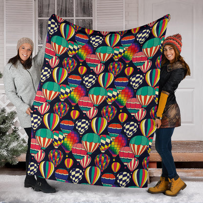 Ballon Pattern Print Design 02 Premium Blanket