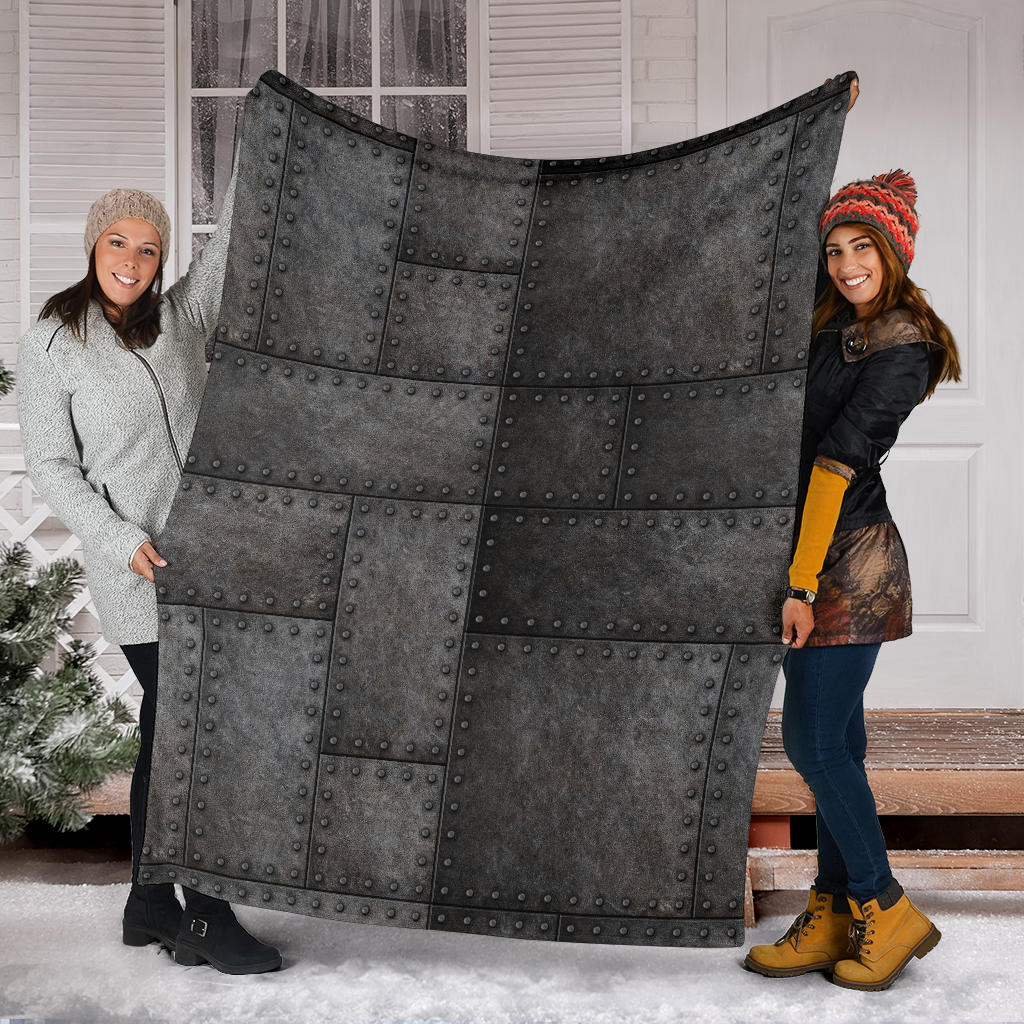 Armor Pattern Print Design 02 Premium Blanket