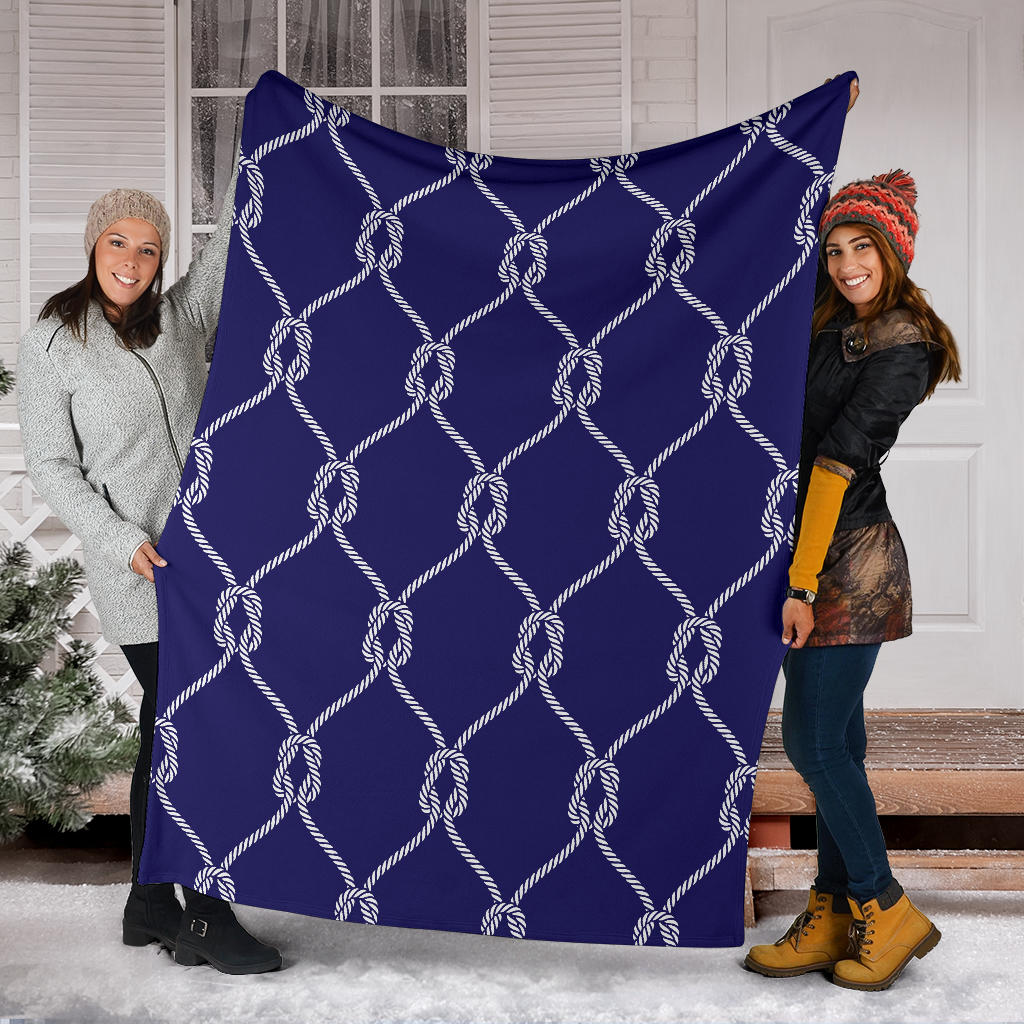 Rope Pattern Print Design A03 Premium Blanket