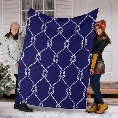 Rope Pattern Print Design A03 Premium Blanket