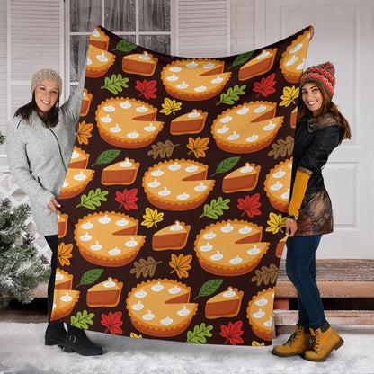Pie Pattern Print Design A03 Premium Blanket