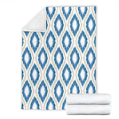 Ikat Pattern Print Design 02 Premium Blanket