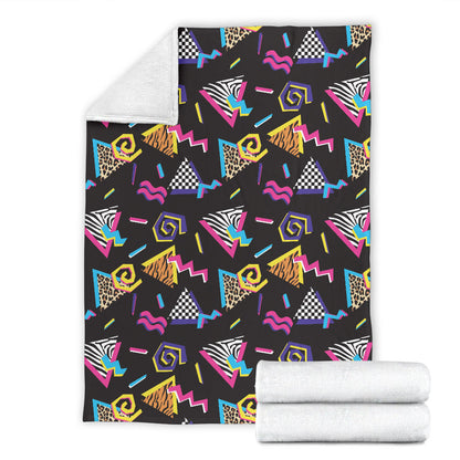 80s Pattern Print Design 3 Premium Blanket