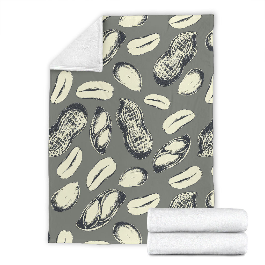 Peanut Pattern Print Design A01 Premium Blanket