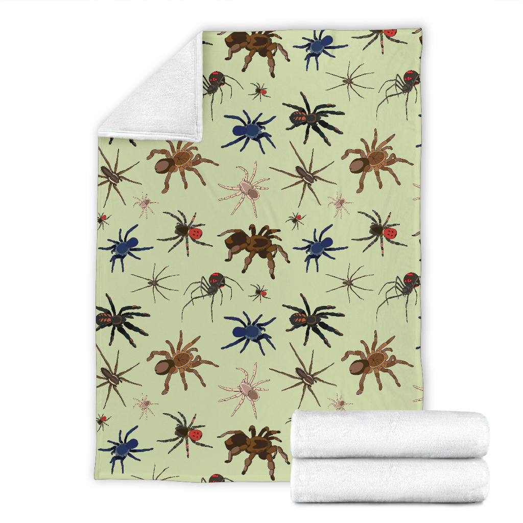 Tarantula Pattern Print Design 02 Premium Blanket
