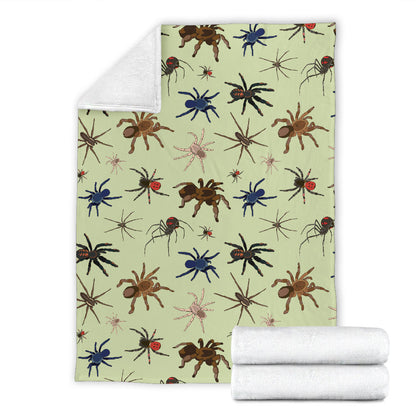 Tarantula Pattern Print Design 02 Premium Blanket