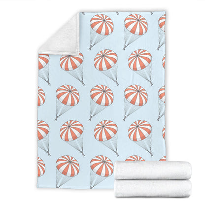 Skydiving Pattern Print Design 01 Premium Blanket