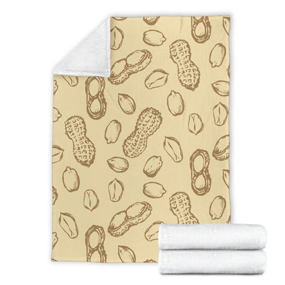 Peanut Pattern Print Design A02 Premium Blanket
