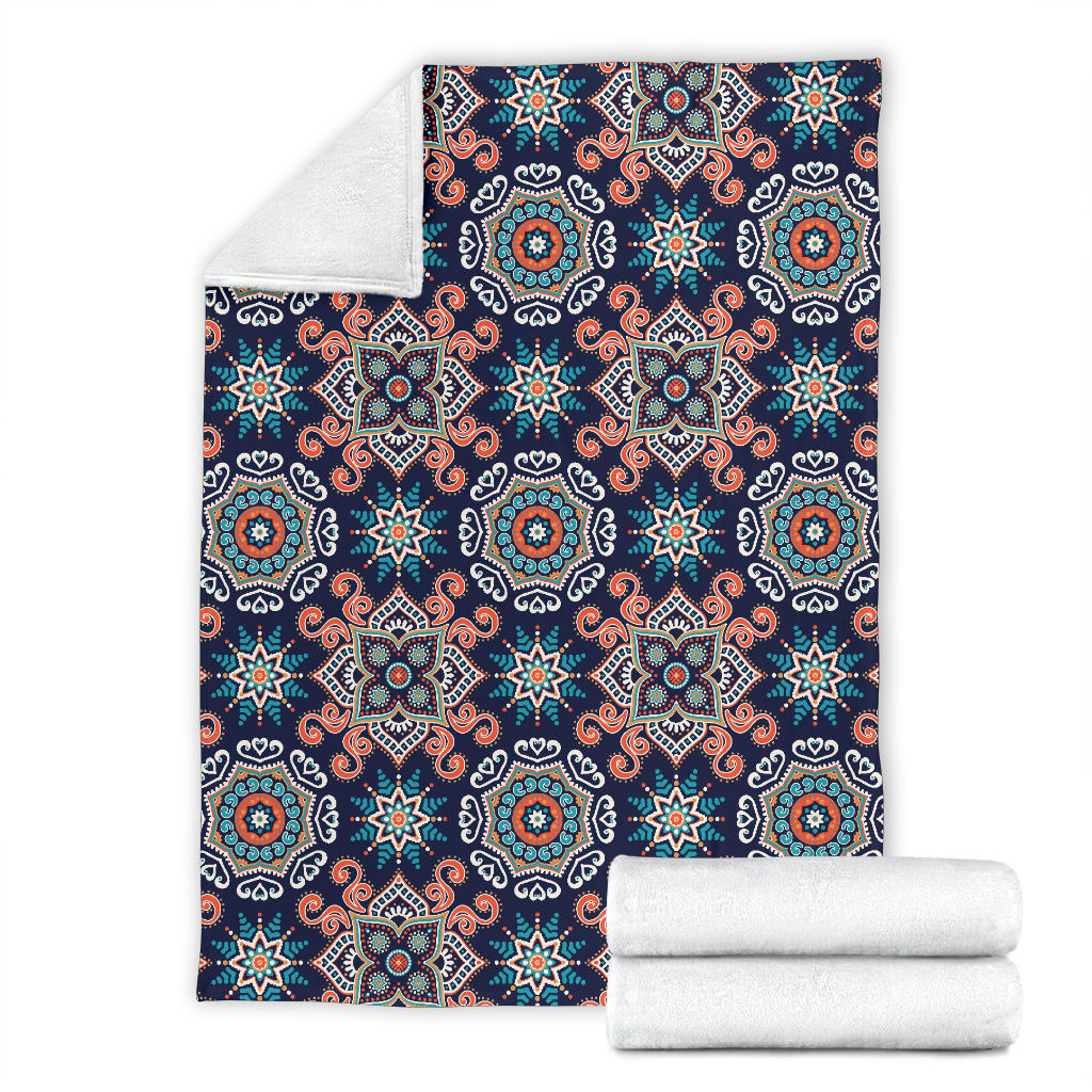 Bohemian Pattern Print Design 02 Premium Blanket