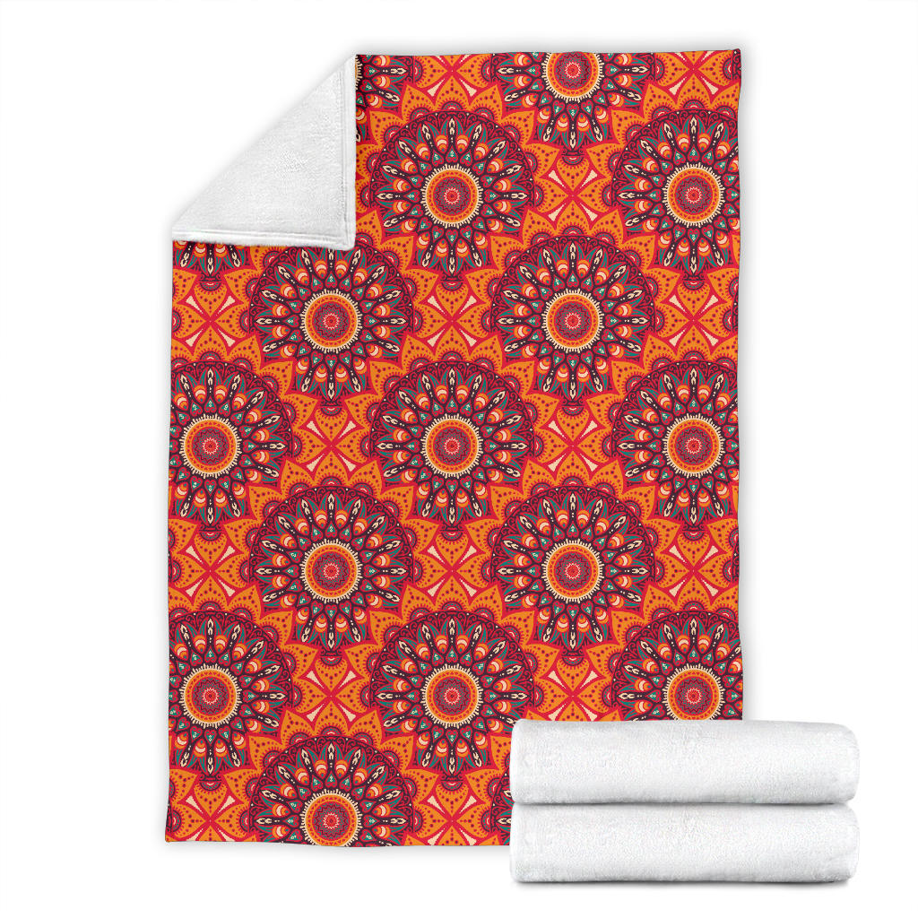 Bohemian Pattern Print Design 04 Premium Blanket