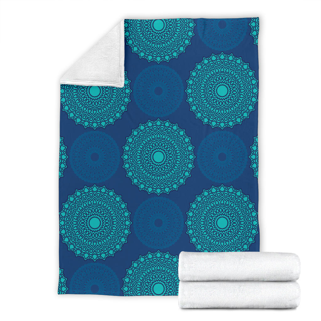 Medallion Pattern Print Design 04 Premium Blanket
