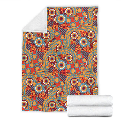 African Pattern Print Design 06 Premium Blanket