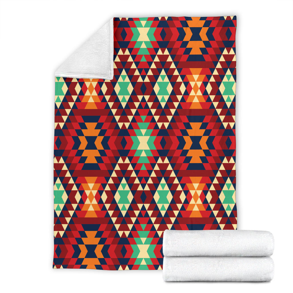 Native Pattern Print Design A07 Premium Blanket