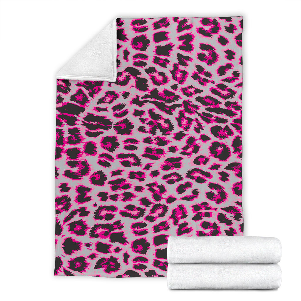 Leopard Pattern Print Design 02 Premium Blanket