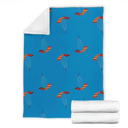 Paratrooper Pattern Print Design A01 Premium Blanket