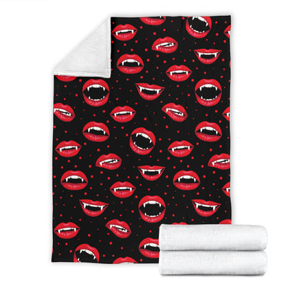 Halloween Pattern Print Design 01 Premium Blanket