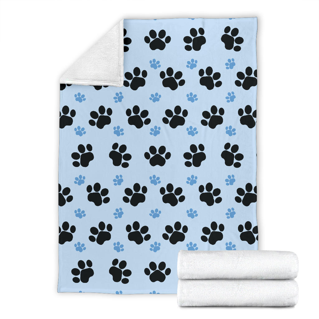 Paw Pattern Print Design A04 Premium Blanket