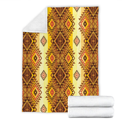 Native Pattern Print Design A09 Premium Blanket