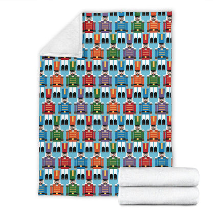 Nutcracker Pattern Print Design A02 Premium Blanket